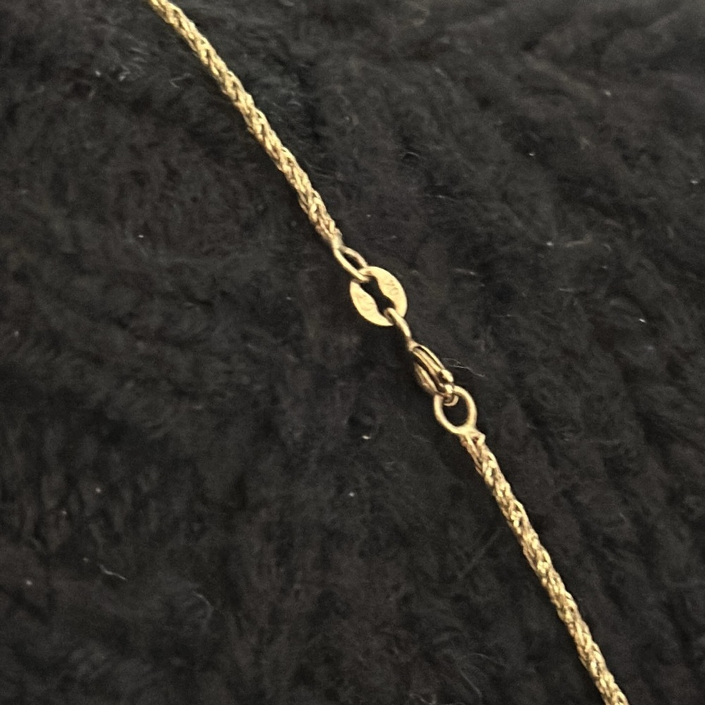 Solid gold rope chain necklace 33.5” long 10 K 6 grams solid gold rare size! - Picture 7 of 11